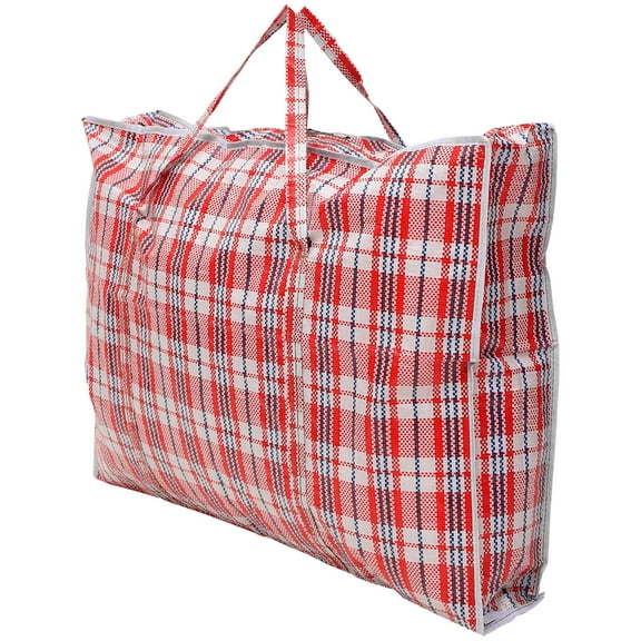 OUNONA 2 Pcs Laundry Bag Plaid Moving Storage Bags Dormitory Sleeping Travel