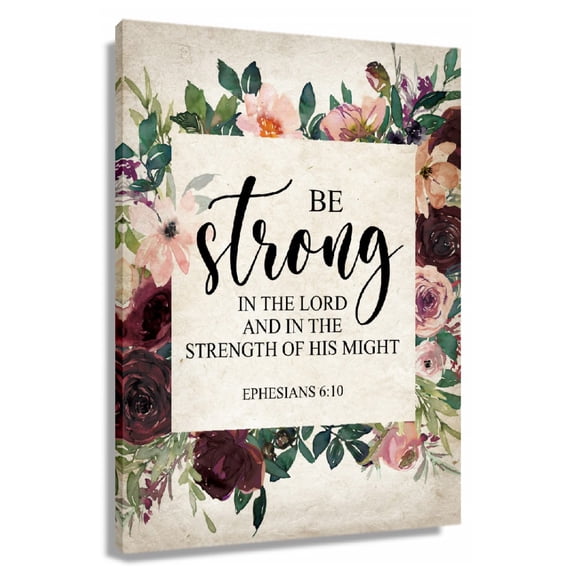 Inspirational Wall Art Bible Verse Wall Art Wall Canvas Painting Prints Home Picture Decor For Living Room Framed 24×36 in