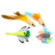 thumbnail image 5 of Selección y resumen de una variedad de juguetes para gatos, caña de pescar, pez volador, pluma, palo para gato, cabeza de repuesto, 5 of 6