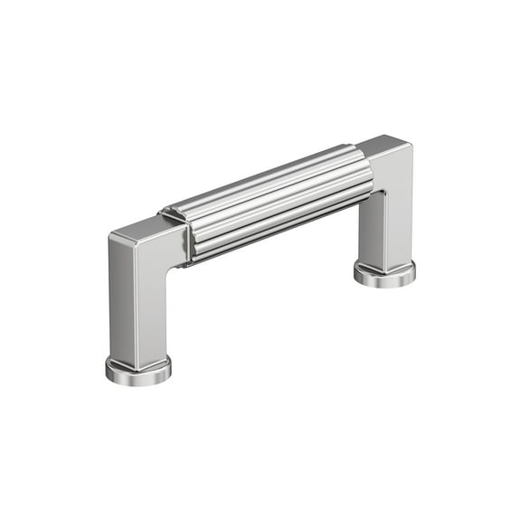 Amerock Ballard 3 inch (76mm) Center-to-Center Polished Chrome Cabinet Pull