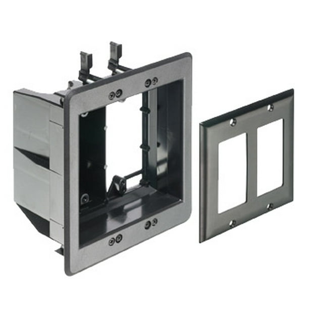 Arlington TwoGang Recessed TV Box for Power and Low Voltage Walmart