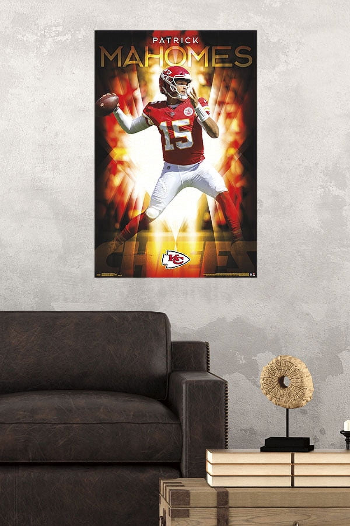 Patrick Mahomes Go Deep Kansas City Chiefs Official NFL Football Wal –  Sports Poster Warehouse