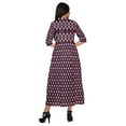 thumbnail image 4 of Moomaya Short Sleeve Kurta Printed Indian Kurti Summerwear Clothing For Women, 4 of 5