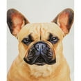 thumbnail image 2 of Pet Portrait White Cotton Canvas Bag - I Love French Bulldogs, 2 of 3
