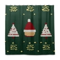 thumbnail image 2 of Yayeee Shower Curtain with Hooks 72"x72" Waterproof Fabric Bathroom Hanging Decor, Christmas Santa Hats, 2 of 5