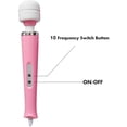 thumbnail image 4 of YOPTOP 10 Speeds Wired Powerful Handheld Electric Massager  Strong Vibrations Personal Back Massage for  Recovery  Muscle Aches  Body Pain (Purple),pink, 4 of 10