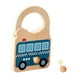 thumbnail image 4 of Juguete de coche con cerradura y llave para niños de 2 a 5 años Azul, 4 of 9