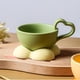 thumbnail image 4 of Taza de café de 160 ml, juego de tazas de café con bandeja, adecuada para fiestas familiares en cafeterías., 4 of 5