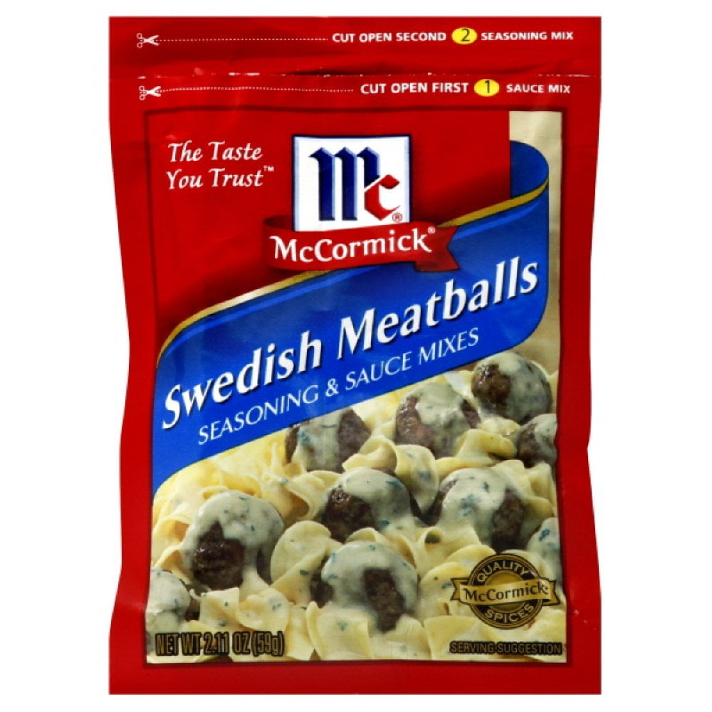 McCormick Swedish Meatballs, 2.11 OZ (Pack of 2)