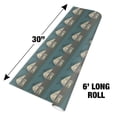 thumbnail image 4 of Moth Lamp Meme Premium Roll Gift Wrap Wrapping Paper, 4 of 4
