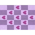 thumbnail image 1 of Ahgly Company Machine Washable Indoor Rectangle Transitional Mauve Purple Area Rugs, 8' x 12', 1 of 7