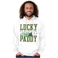 thumbnail image 5 of Popeye St Patricks Lucky Paddy Hoodie Hooded Sweatshirt Men Brisco Brands S, 5 of 6