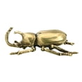 thumbnail image 1 of Miangastore Exquisite Copper Beetle Desktop Decor Creative Copper Craft Beetle Ornament, 1 of 8