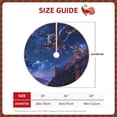 thumbnail image 2 of Gaeub Starry Sky Wall Flying Tiger Print Christmas Tree Skirt,Christmas Decorations,Round Xmas Skirt for Christmas Indoor Decorations Xmas Winter Holiday Party Supplies-36", 2 of 6