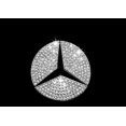 thumbnail image 5 of Adhesivo decorativo para volante con emblema de cristal brillante compatible con Mercedes-Benz (plata) JAMW Sencillez, 5 of 5