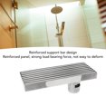 thumbnail image 3 of Linear Shower Drain, Stainless Steel Rectangular Shower Drain Odor  Rectangle Shower Floor Drain Linear Floor Drain For Home Bathroom Balcony, 3 of 8