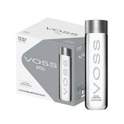 VOSS Still Water – Premium Naturally Pure Water - PET Plastic Water Bottles for On-the-Go Hydration –28.7 Fl Oz (Pack of 12)