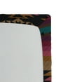 thumbnail image 3 of Ambesonne Ethnic Fitted Sheet, Colorful Stripes Triangles, Full Size, Multicolor, 3 of 3