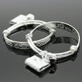thumbnail image 3 of Yesbay Toddler Baby Silver Plated Adjustable Embossing Bell Charm Bangle Jewelry Gift-1#, 3 of 6