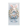 thumbnail image 2 of Easter Bunny Door Cover,Rustic Spring Easter Bunny Door Cover Decoration,Rabbit Egg Themed Porch Sign,Large Front Door Wall Backdrop for Indoor Outdoor Spring Party Decorations and Photo Booth Props, 2 of 6