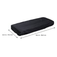 thumbnail image 2 of WEUVEB Black Digital Piano Keyboard Cover with Adjustable Elastic Cord for Home Use, 2 of 8