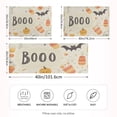thumbnail image 2 of Yayeee Pillowcase Standard Size Set of 2 Satin Wrinkle Resistant Pillow Case, Halloween Cute Pumpkins, 2 of 7