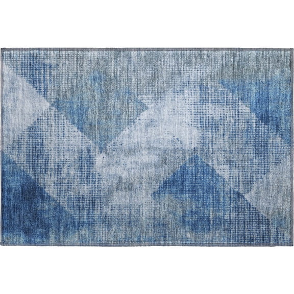 Dalyn Rugs Premium Machine Washable Mayfield AMF1065 Blue 1'8" x 2'6" Rug