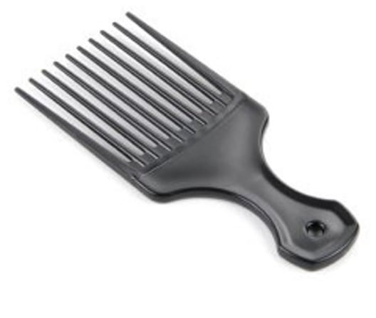 Pick Comb Medi-Pak 5-1/2 Inch Black Polypropylene