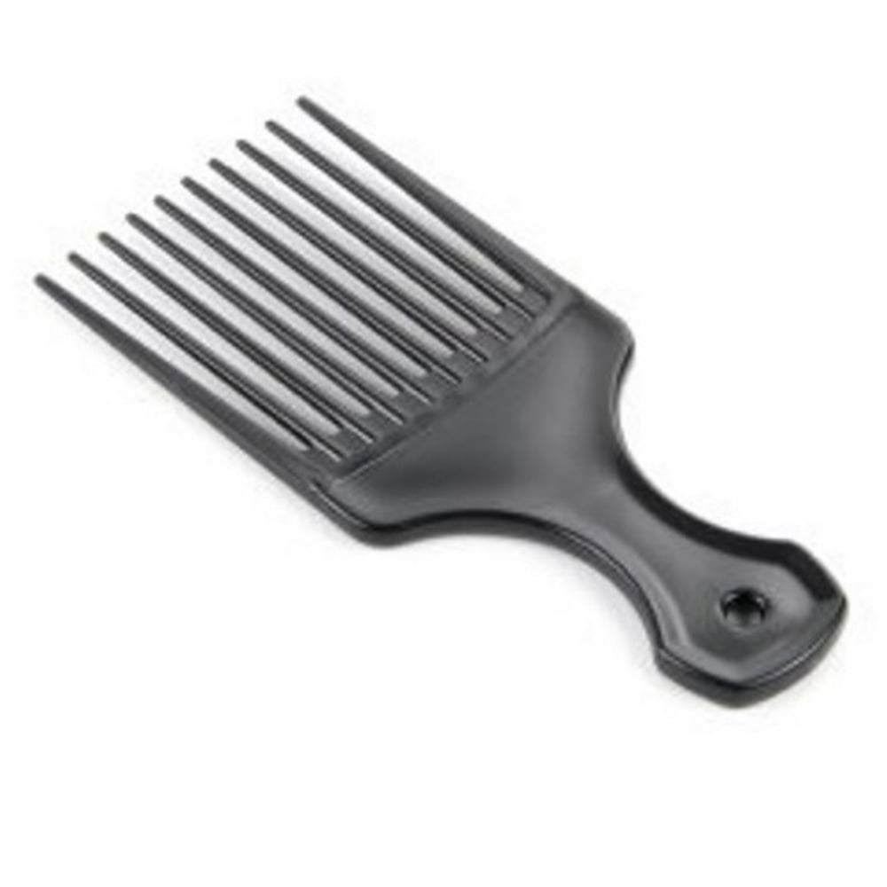 Pick Comb MediPak 51/2 Inch Black Polypropylene
