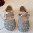 thumbnail image 7 of Sparkle Star Girls Glitter Flats Non-Slip Mary Jane Kids Little Kid Pink Party Wedding Dress Shoes,Size 13.5 M, 7 of 7