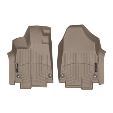 WeatherTech Custom Fit FloorLiners compatible with 2018-2025 Honda Odyssey - 1st Row (Driver & Passenger), Tan