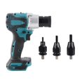 thumbnail image 2 of lyrlody Set E Brushless Electric Rivet Nut Machine 3 Heads M8 M10 , LED Light, AntiSlip Handle, Adjustable Speed for Automotive Home, 2 of 7