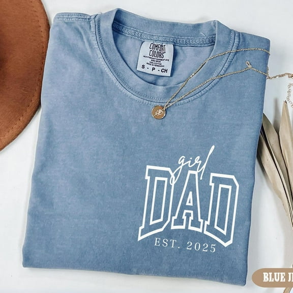 Dad Est Year Shirt, Fathers Day Gifts From Daughter, Dad Of Tee, Birthday Gift For Daddy, New Dad Gift Idea,Matching Dad & Daughter Unisex S-5XL Hot Trending Shirt, Vintage Birthday Gift