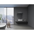 thumbnail image 6 of 24 in. Rectangle White Finish Ceramic Vessel Bathroom Vanity Sink with Overflow, 6 of 12