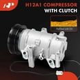 thumbnail image 3 of A-Premium Air Conditioner AC Compressor with Clutch Compatible with Mazda 3 2006-2008, 5 2006-2010, 2.3L, 3 of 6