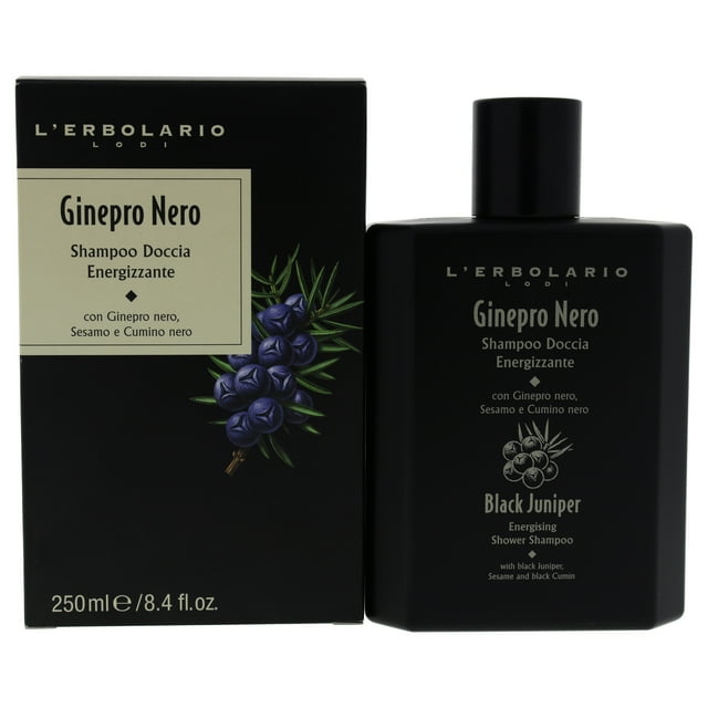 Champú LErbolario Champú de ducha energizante Black Juniper 8.4oz