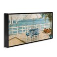 thumbnail image 2 of Stupell Industries Tropical Coastal Restaurant Overlook Black Framed Giclee Art, 30 x 13, by Charlene Olson, 2 of 7