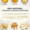 thumbnail image 5 of LeafLea 240 Turmeric Ginger Tea Bags, 100% Natural Herbal Blend with Cinnamon, Warm and Spicy Flavor, Sugar-Free, Caffeine-Free, 5 of 17