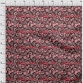 thumbnail image 4 of oneOone Rayon Dark Brown Fabric African Craft Projects Decor Fabric Printed By The Yard 56 Inch Wide, 4 of 4