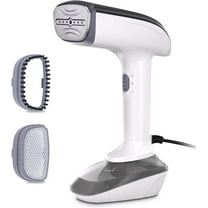 MOYAC Handheld Garment Steamer for Clothes, 1200W Portable Iron with Steam for Travel & Home, 2 in 1 Fabric Wrinkle Remover 30S Fast Heat-up for Any Fabric, 15 Min of Use Time(120V Only)