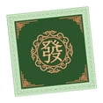 thumbnail image 1 of Tapete de mesa de Mahjong con reducción de ruido, 31,50'' x 31,50'', antideslizante verde un, 1 of 9