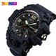 thumbnail image 4 of Mirar 1155B Cuarzo Reloj electrónico digital para hombres Reloj deportivo casual al aire libre Reloj de pulsera de doble hora Fecha Semana Cronógrafo Alarma 5ATM Luminoso impermeable Reloje 1 1, 4 of 5