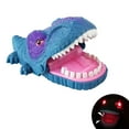 thumbnail image 1 of Juego de dedos para morder dinosaurios, juego de dedos para morder dinosaurios, juguetes con dientes de dinosaurio con sonido ligero, juego de dientes de dinosaurio, construcción robusta, 1 of 9