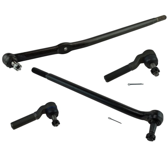 TRQ Front Tie Rod Set Fits Select 1995-1997 Ford F-250 1997 F-250 HD