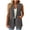 Gray, variant on 2025 Women's Summer Sleeveless Vest Tops Sleeveless Casual Open Front Single Button Blazer Waistcoat with Pockets