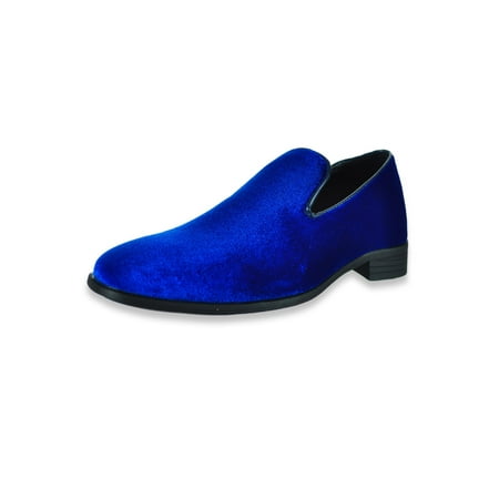 

Jodano Boys Velvet Slip-On Shoes - royal blue 7 youth
