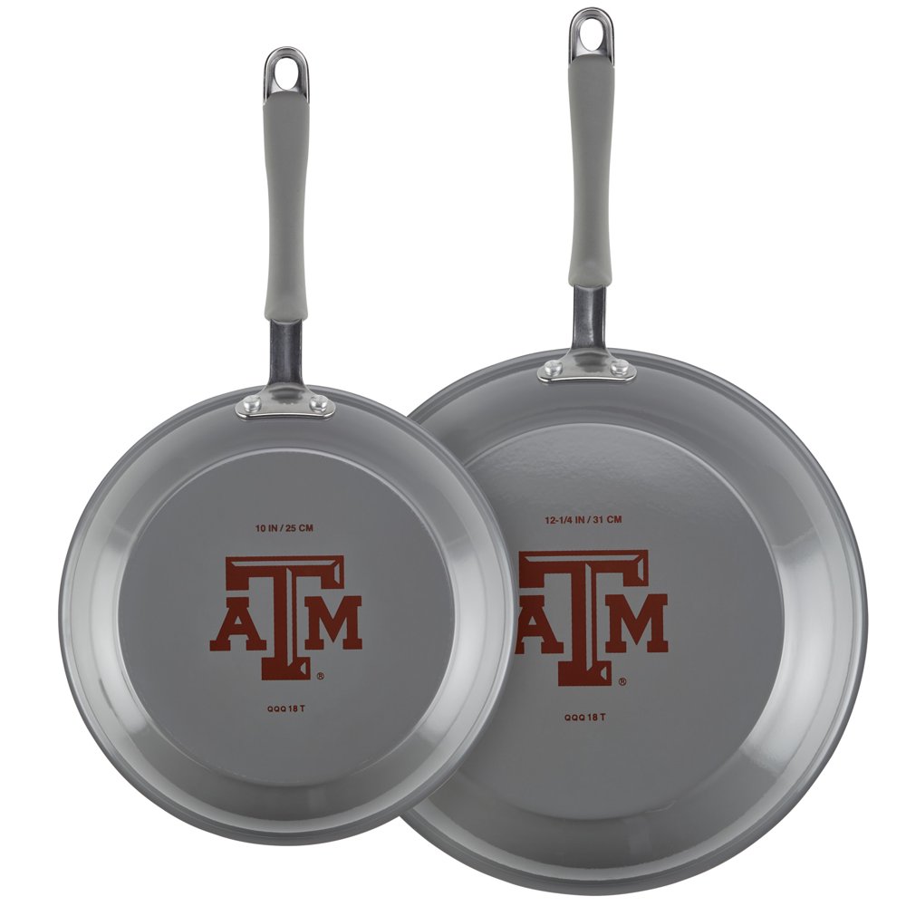 Texas A&M Twin Pack Frying Pan Gift Set, 2Piece, Gray