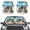 Dachshund Beach, variant on Yuyamidu 3D Cat Automotive Windshield Sunshades 2 PCS Cowboy Car Windshield Cover Accessories Adorable Car Sun Shade for Windshield for Sedan SUV Truck, Blue