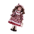 thumbnail image 1 of Muñeca 30 cm, de piezaza de victoriana con soporte de , colecciones para y adultos Yotijar  Muñeca de porcelana victoriana, 1 of 9