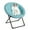 Green with Black Legs, variant on Oversized Saucer Chair - Collapsible Lounge Seat with Metal Frame for Bedroom & Dorm